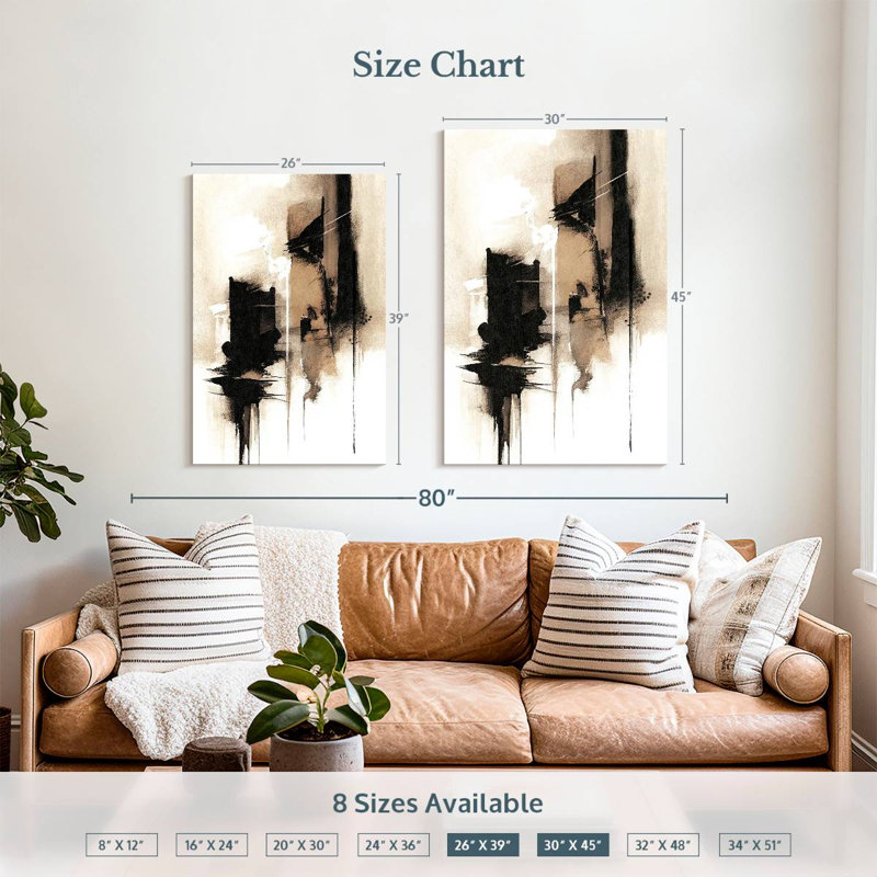 Avery Warm Smudges I, 39" H x 26" W