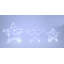 Ensemble d'étoiles dorées 3 lumières à DEL 14 pièces 3 pièces-103688405