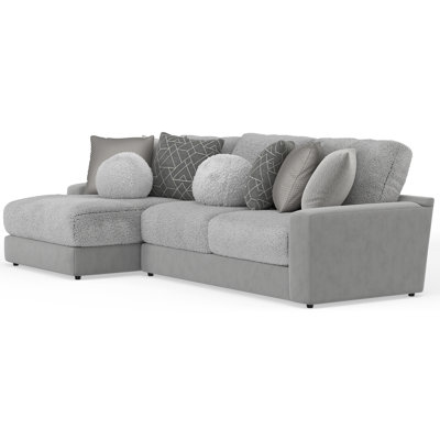 Méridienne 2 pièces avec coussins de siège Stafford et coussins décoratifs Stafford