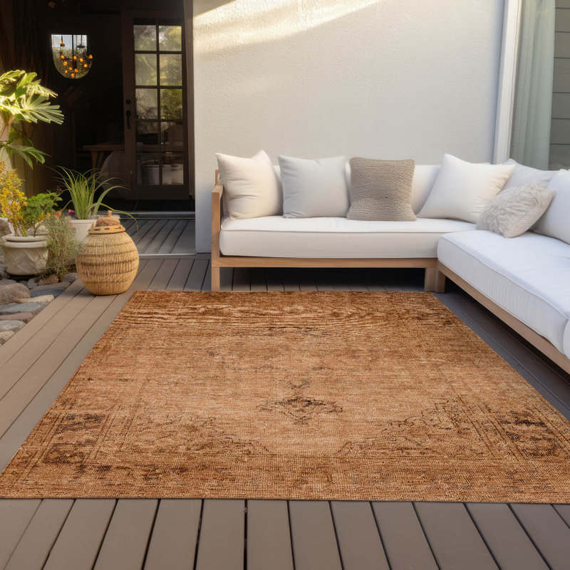 Tapis intérieur / extérieur Ayush, Rectangle 9 pi x 12 pi