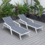 Chaise longue inclinable pour l'extérieur avec roulettes, structure en aluminium thermolaqué et filet respirant, dossier réglable pour la piscine et la terrasse-124823791-124823797