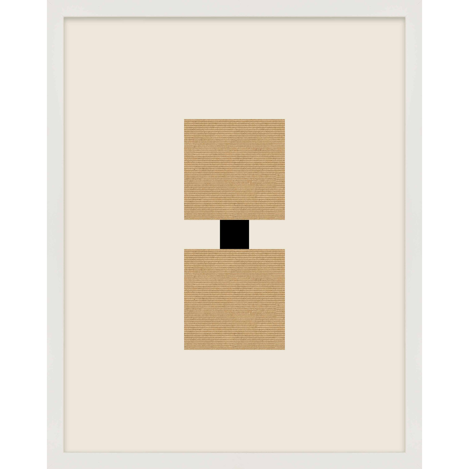 Cassara "Column 2" Print by Eleni Psyllaki, 25" H x 20" W  x 1.25" D, White Framed