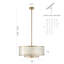 24-inch 6-Light Capiz Shell Drum Chandelier-382826765