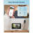 8CH 3MP WIFI Security Camera System w/ Monitor&2TB HDD, 8pcs Outdoor Spotlight cameras, 2-Way Talk