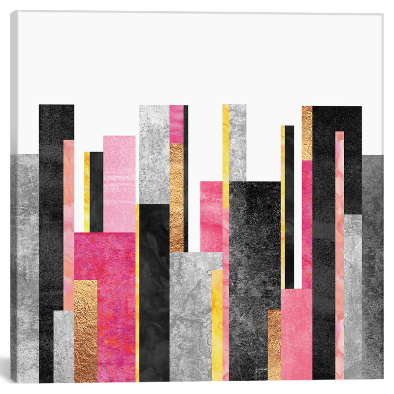 Skyline, impression sur toile tendue, H 12 po x l 12 po x P 0,75 po, Pas de tapis, Toile tendue