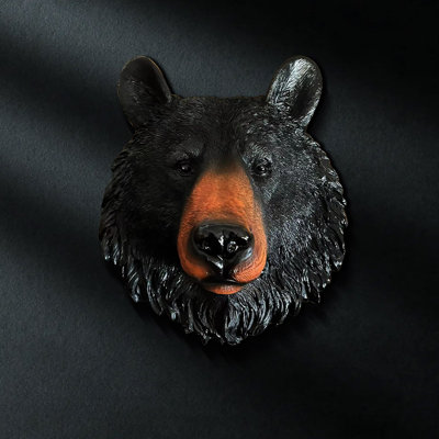 wall decorations Mount Wall Statue Bust Wolf/Leopard/Bear Head Sculpture For Home Decoration Living Room Bedroom Office Bar