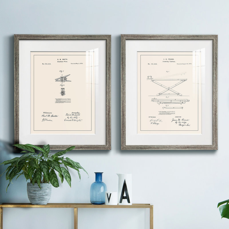 " Laundry Patent II " 2 - Pieces