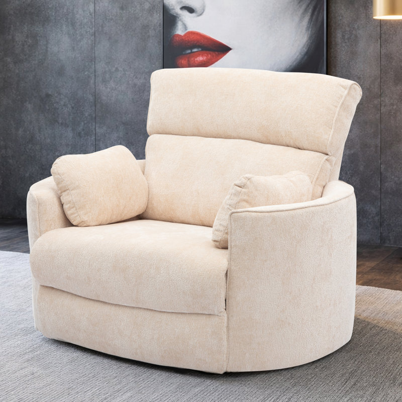 Canapé inclinable 52,5 po, Beige