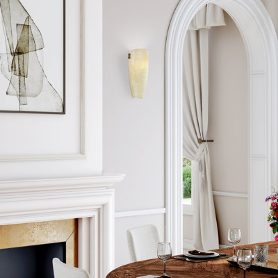 Aquala Steel Flush Mounted Sconce