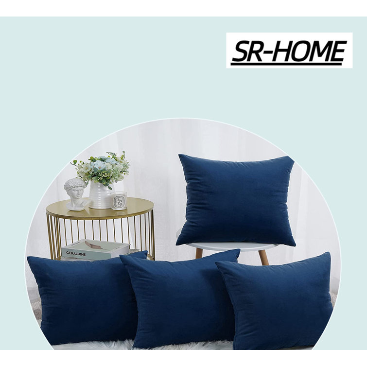 SR-HOME Decorative Throw Pillow Covers Cushion Cases, Set Of 4