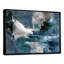 «Blue Sturdy Guardians Accents With White», reproduction d'art sur toile abstraite bleue-915554009-915554011-915553827