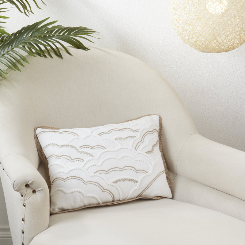 Naviguer Collection Cotton Throw Pillow, Down