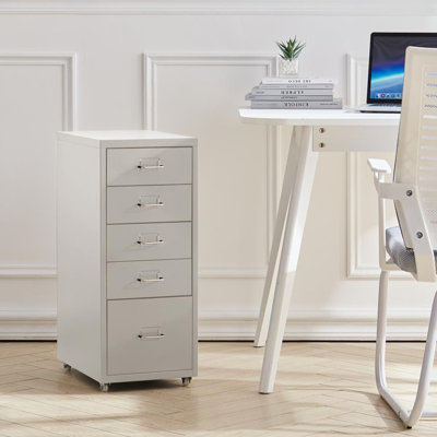 Eulus 28cm Wide 5 -Drawer File Cabinet