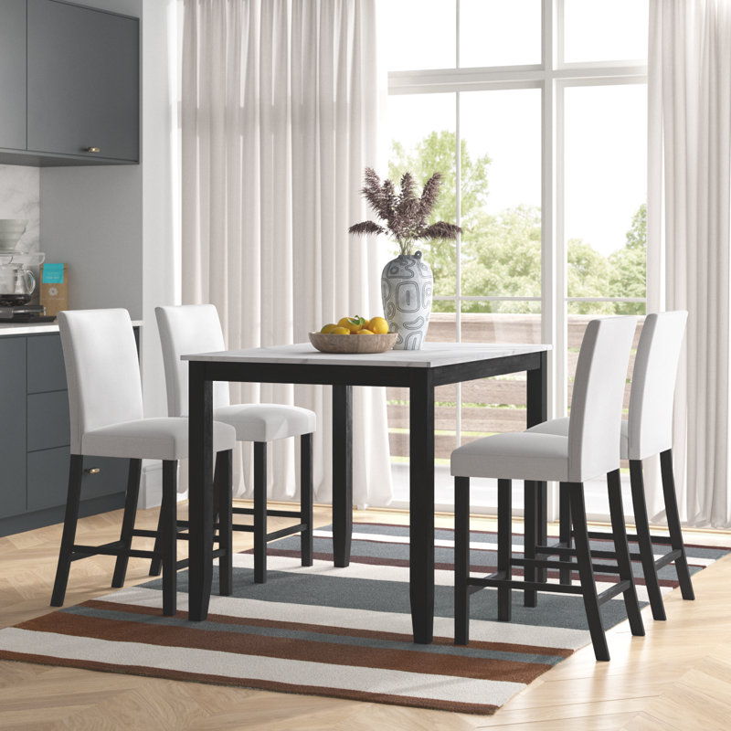 Ajan 4 - Person Four Leg Dining Set