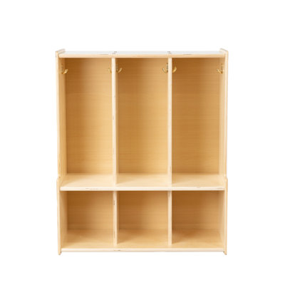 Solid Wood 2 - Tier 29'' School Locker
