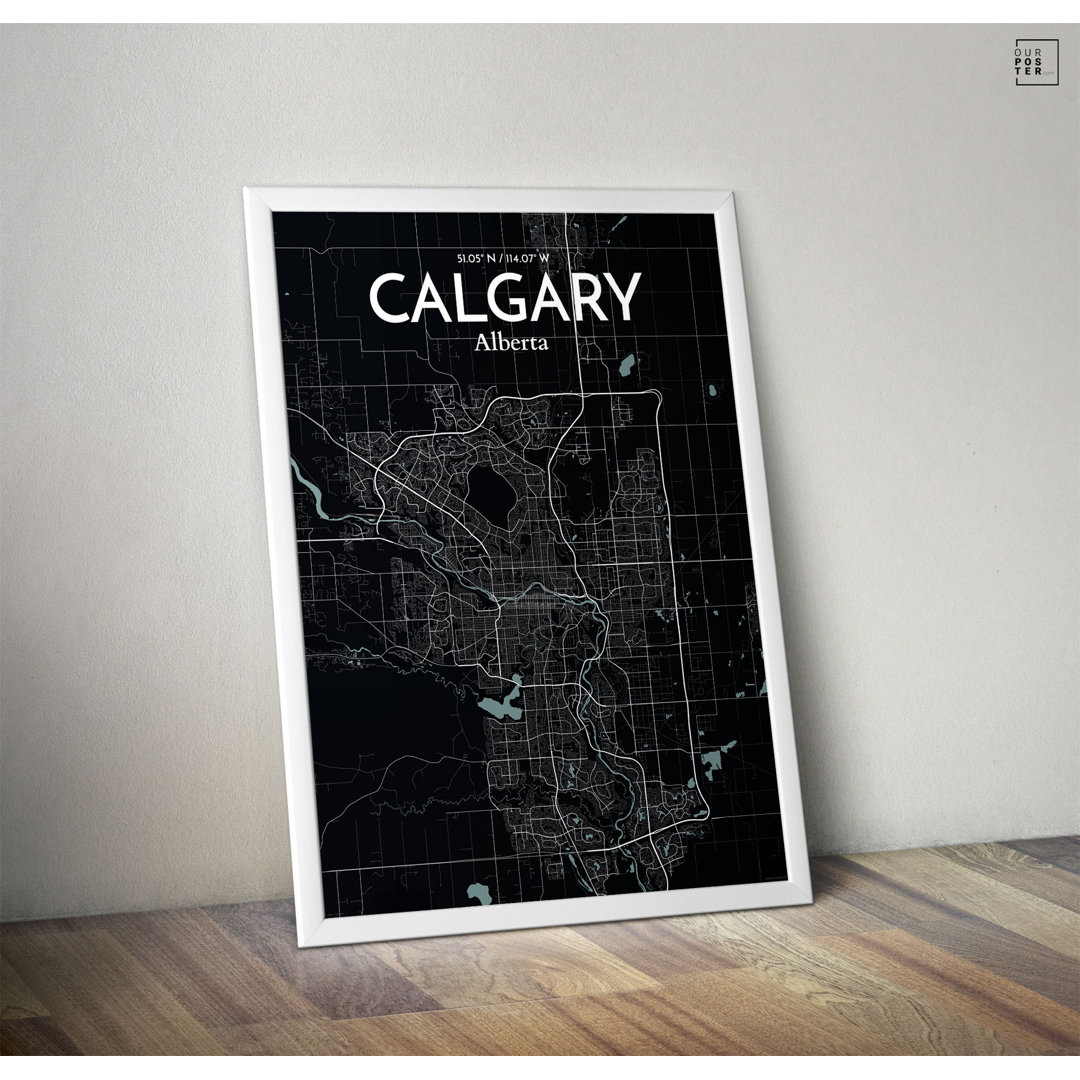 " Calgary City Map " OurPoster.com 