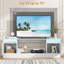 Meuble télé moderne avec espace de rangement pour le salon, centre de divertissement avec armoire de rangement-1070409959