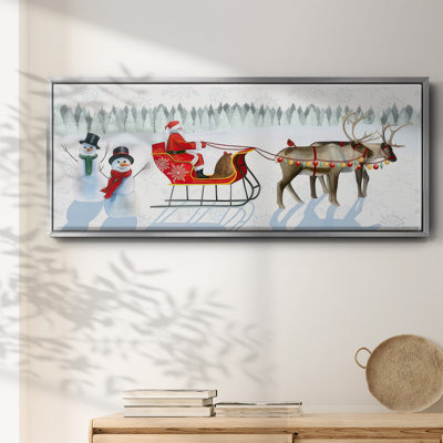 Santa's Snowmen Collection D-, toile encadrée