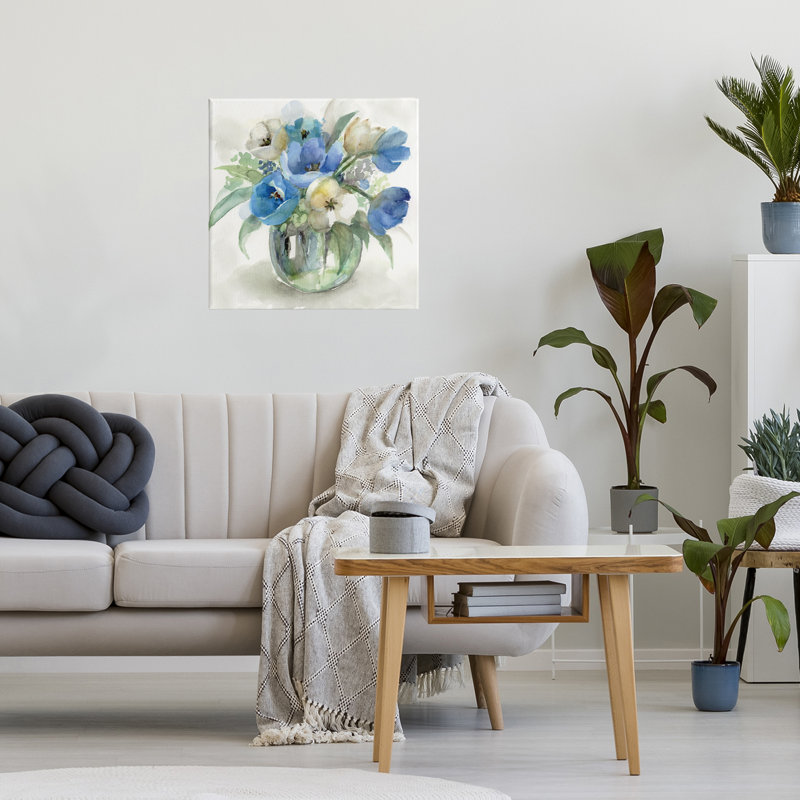 «Blue Tulip», par Nan, H 17 po x l 17 po