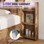 Sherell King Size Bed Frame with 4 Storage Drawers,Brown-100845098-100845097