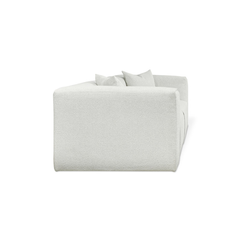 Nest Modular 2-PC Sofa, Fog, 28.5" H x 96" W x 41" D, 2