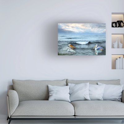 Celebrate Life Gallery Sunrise Swim Canvas Art