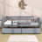Wood Daybed with Two Drawers-133426895-133363285