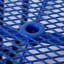 Table carrée de pique-nique d'extérieur carrée en acier de 46 po avec parasol-270552306