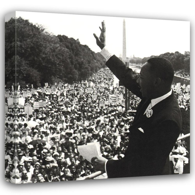 Martin Luther King Jr, H 20 po x l 20 po