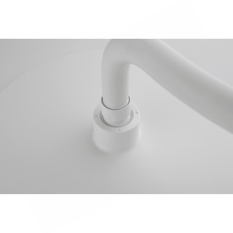 Showerspas Shower System, With 10" Rain Showerhead, 4-Function Hand Shower, Adjustable Slide Bar And Soap Dish, White