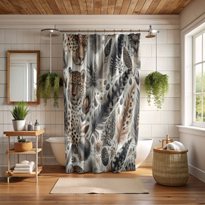 Animal Print Chic - 1 Piece Standard Shower Curtain