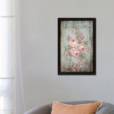 La Vie En Rose by Debi Coules - Wrapped Canvas Painting