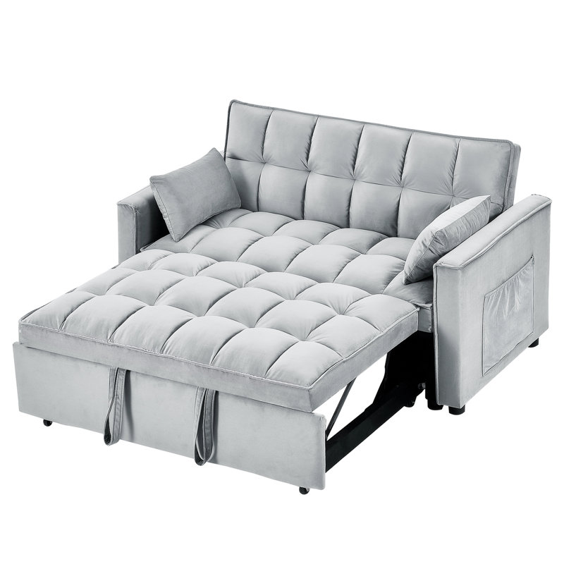 55.29'' Velvet Loveseat