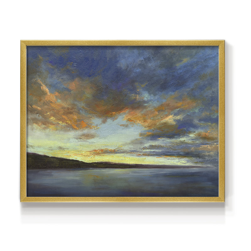 Coastal Views IV -Framed Print - Restickable, 22" H x 28" W