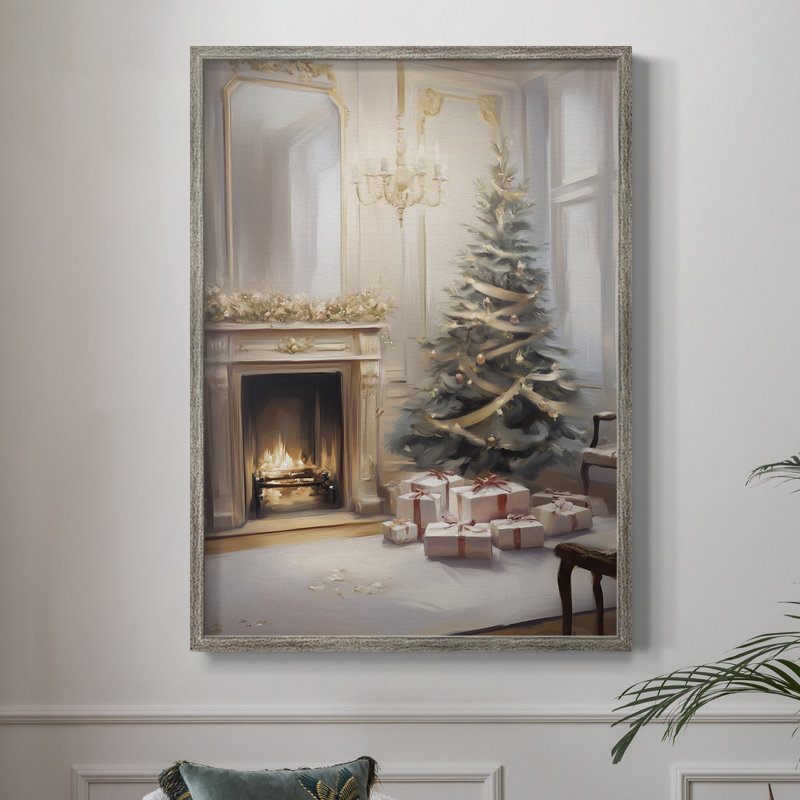 «Christmas Holiday Art», série 2-CC XXXVII, reproduction encadrée - bois massif, H 15 po x l 12 po