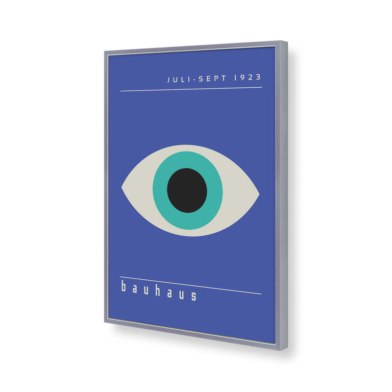 Imprimé The Bauhaus, H 15,25 po x l 12,25 po, Chrome poli