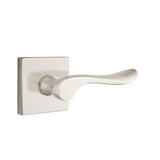 Luzern Wave/Drop Passage (Hall & Closet) Door Lever with Square Rosette