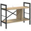 58.5cm H x 75cm W Steel Etagere Bookcase-193672116