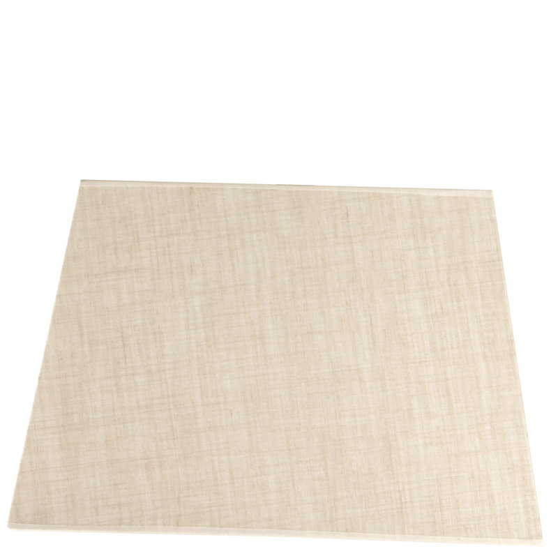 Renteria 30cm H Linen Rectangle Lamp Shade in Beige