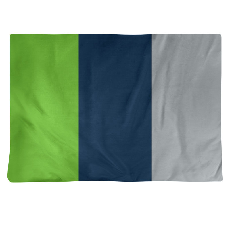 Récapitulatif en coton 18" retour football Seattle, Bleu / gris / vert