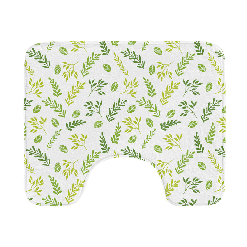 Tapis de salle de bain en U 20 po Botanical