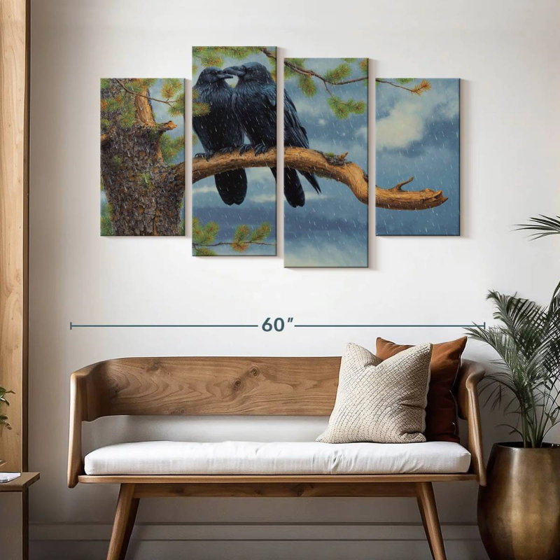 Brampt Shelter In The Storm, 32" H x 52" W