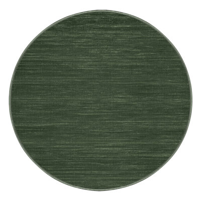Tapis vert uni lavable à la machine