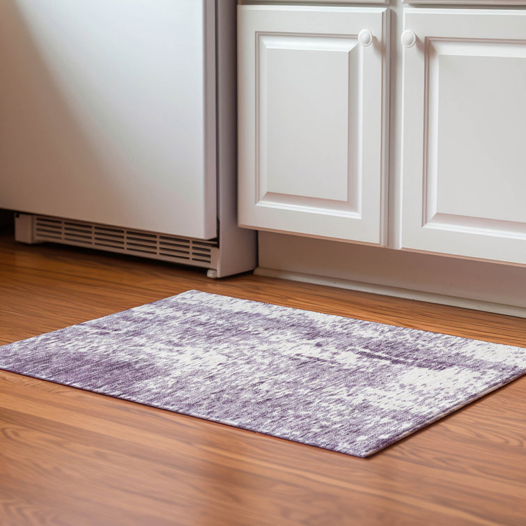 Premium Machine Washable Prisco Lavender Rug