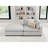 38.6'' Wide 2 - Piece Chenille Sectional