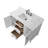 Laval 48" Single Sink Freestanding Bathroom Vanity with Engineered Marble Top-105275169-105275175