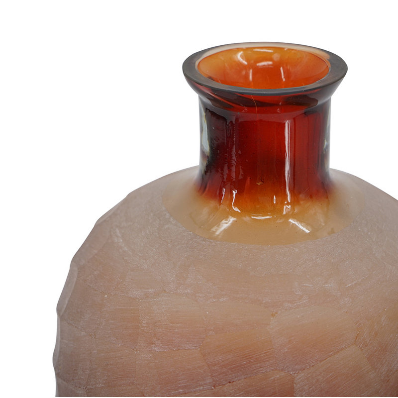 Vase en verre D7,5X8 "