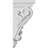 Endurathane Damon Corbel, 5 1/4"W x 5 3/8"D x 12 1/4"H, Factory Primed