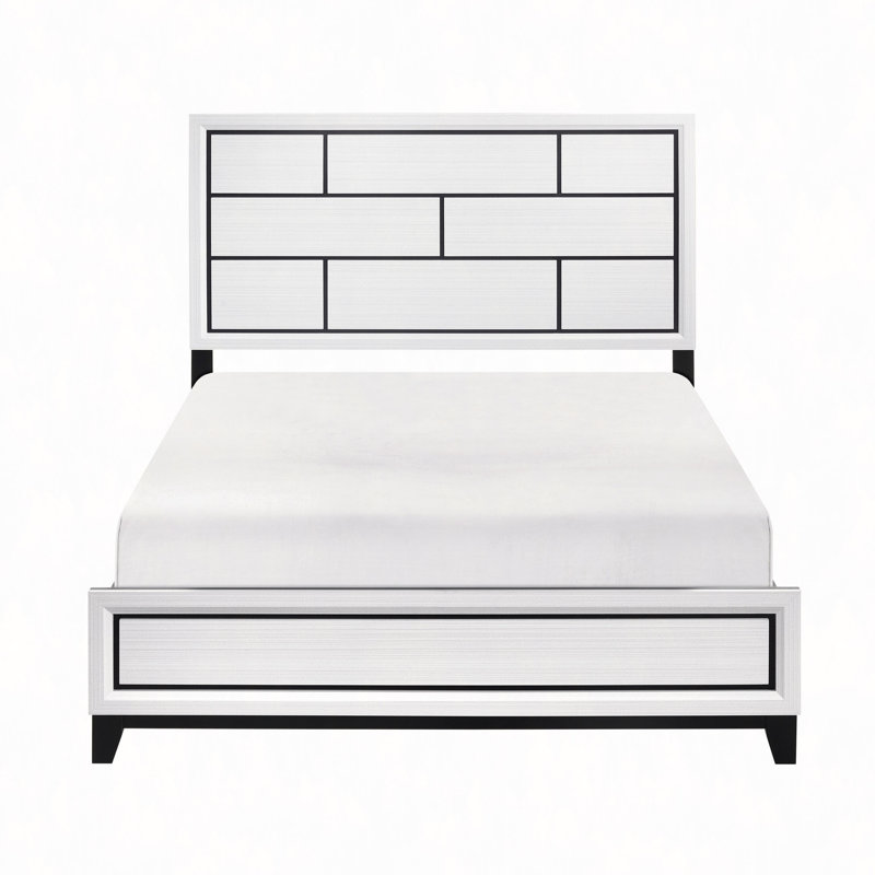 Lit 1Pc, Blanc, Grand lit