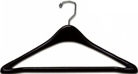Cintre en plastique robuste avec barre pour costume / manteau, H 10 po x l 19 po